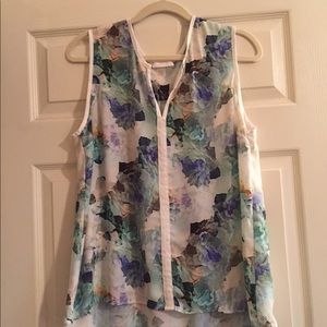 Dalia Floral Sleeveless Blouse